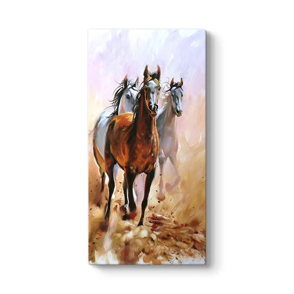 Koşan Atlar Tablo - Model 7